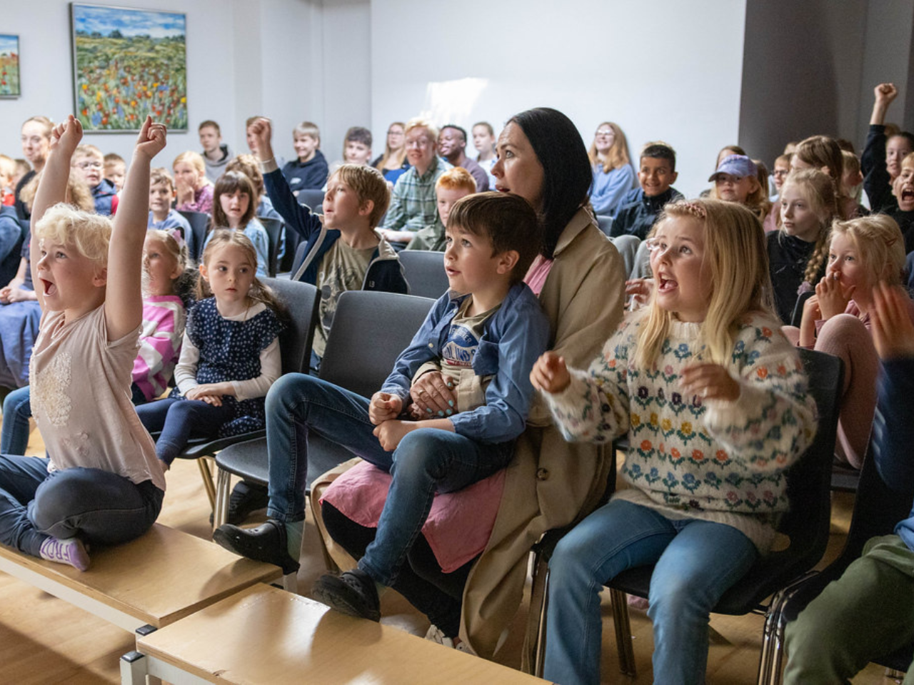 Broby (2) Drenge spiller basket på friskole på Fyn